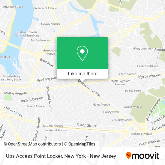 Ups Access Point Locker map