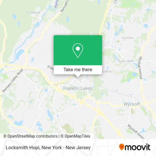 Locksmith Hopi map