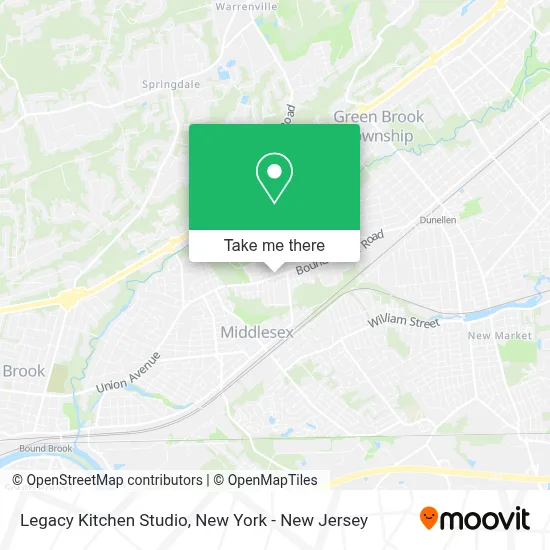Legacy Kitchen Studio map
