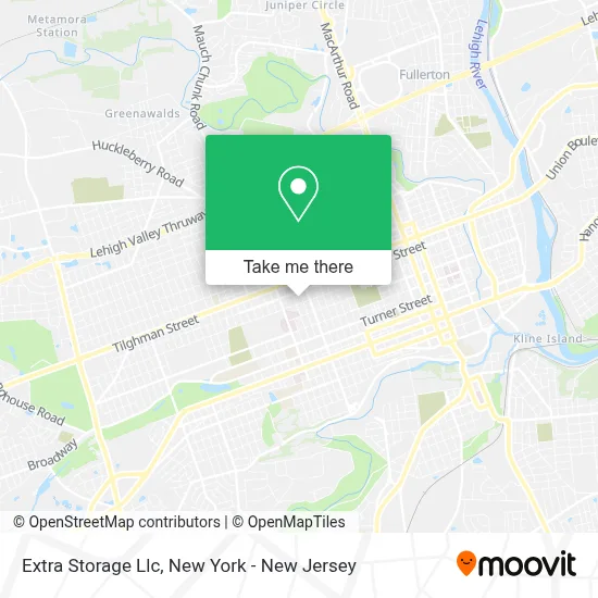 Extra Storage Llc map