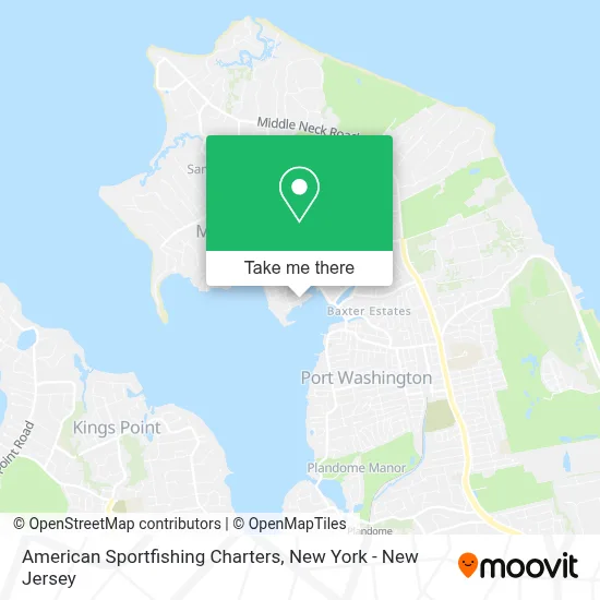 American Sportfishing Charters map