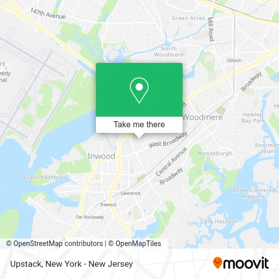 Upstack map