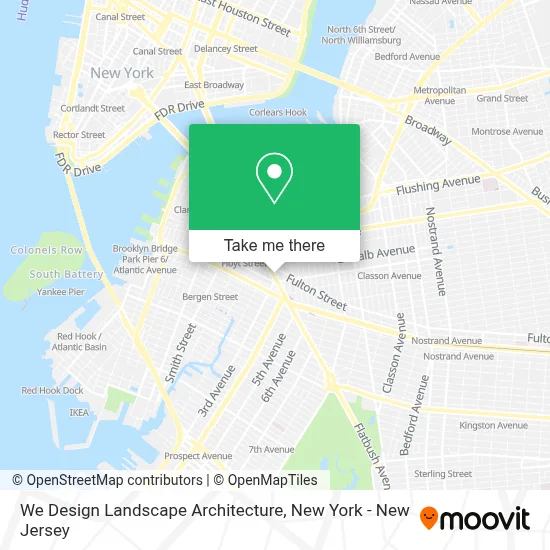 We Design Landscape Architecture map