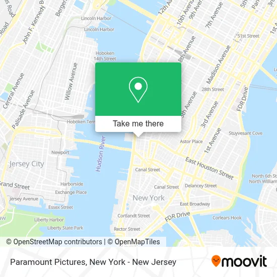 Paramount Pictures map