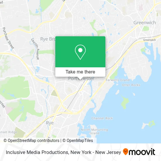 Inclusive Media Productions map