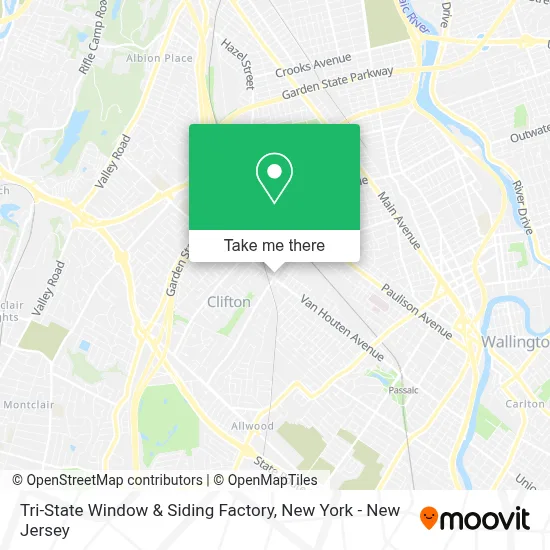 Tri-State Window & Siding Factory map