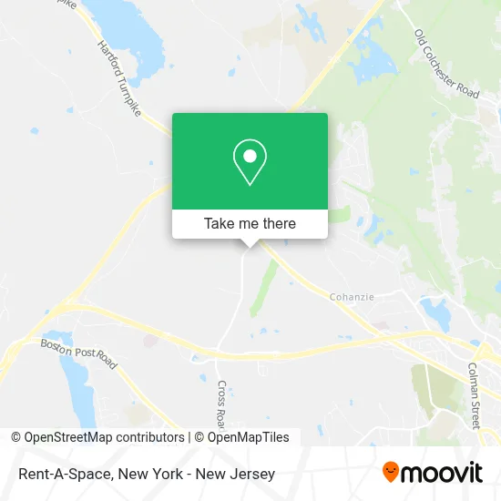 Rent-A-Space map