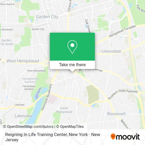 Reigning In Life Training Center map