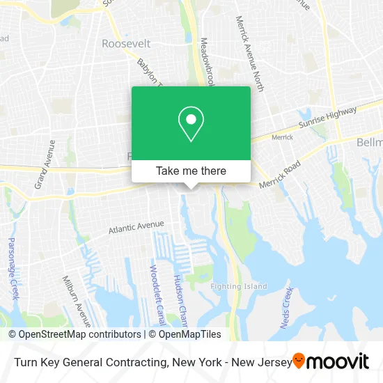 Turn Key General Contracting map