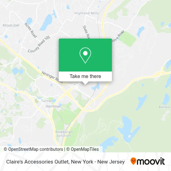 Claire's Accessories Outlet map