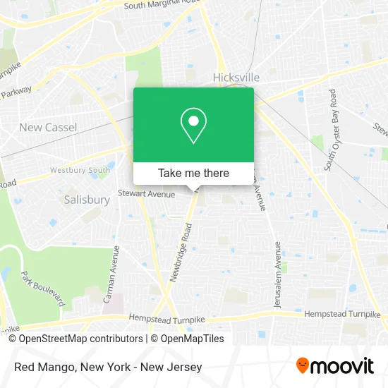 Red Mango map