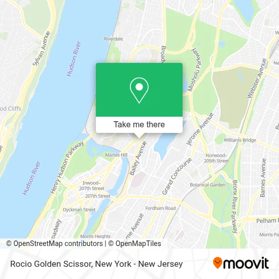 Rocio Golden Scissor map