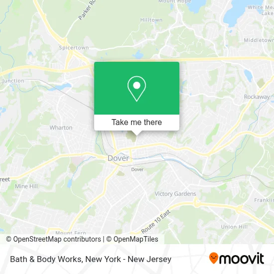 Bath & Body Works map
