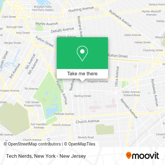 Tech Nerds map