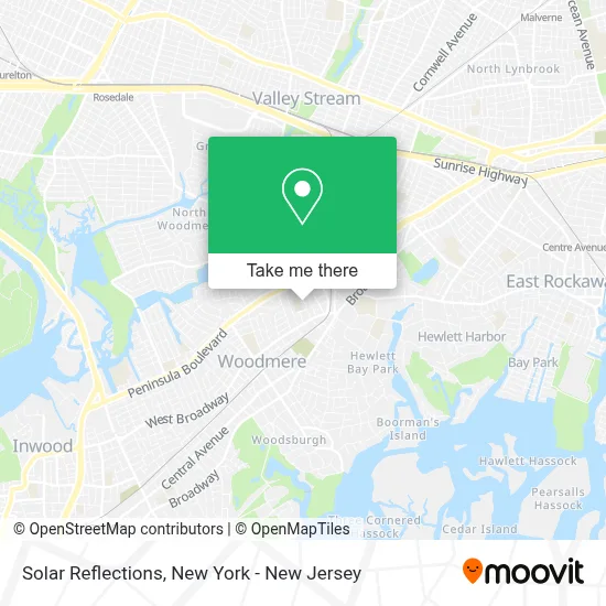 Solar Reflections map