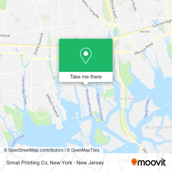Simat Printing Co map