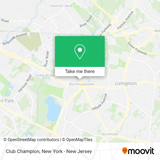 Club Champion map