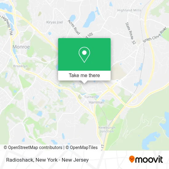 Radioshack map