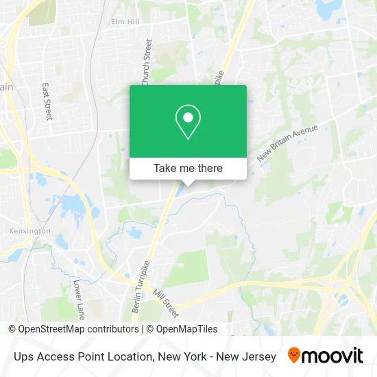 Ups Access Point Location map