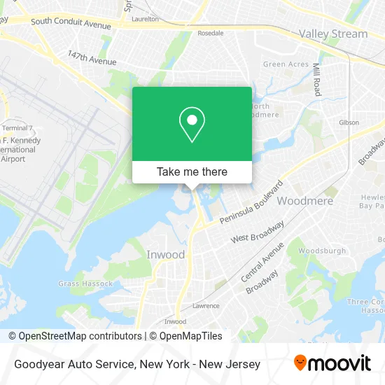 Goodyear Auto Service map
