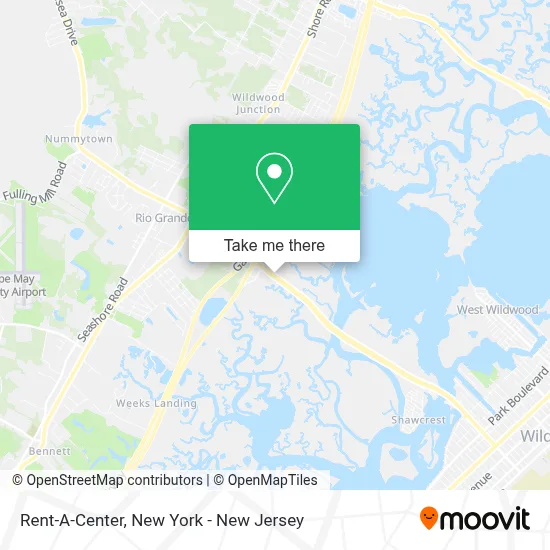 Rent-A-Center map