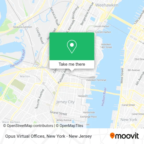 Opus Virtual Offices map