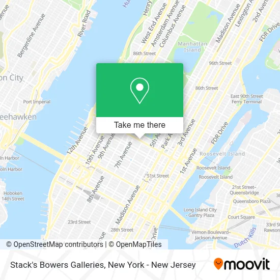 Stack's Bowers Galleries map