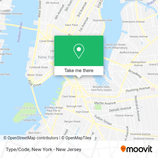 Type/Code map