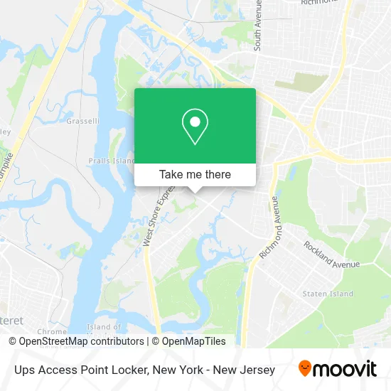 Ups Access Point Locker map