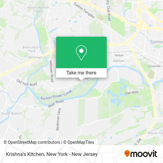 Krishna's Kitchen map