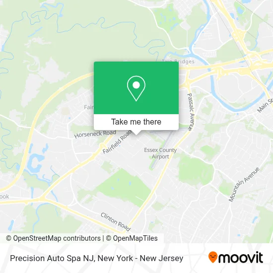 Precision Auto Spa NJ map