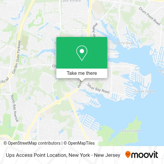 Ups Access Point Location map