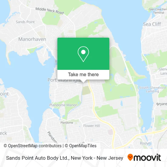 Sands Point Auto Body Ltd. map