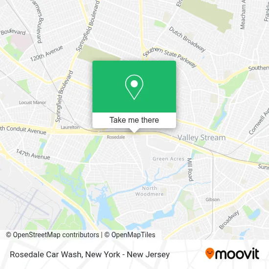 Rosedale Car Wash map