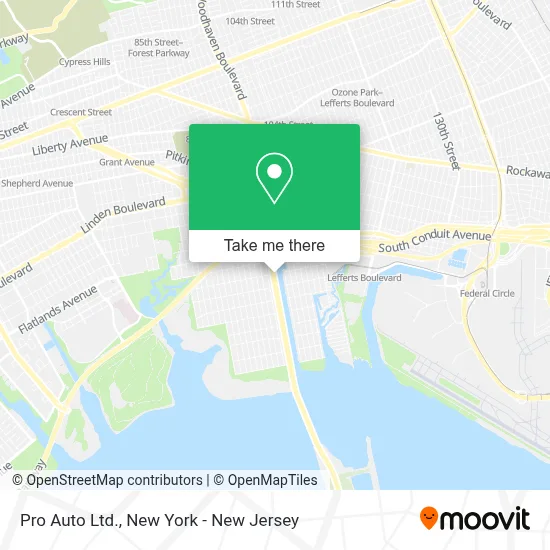 Pro Auto Ltd. map