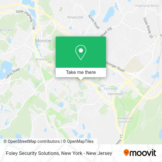 Foley Security Solutions map