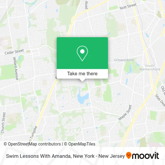 Swim Lessons With Amanda map