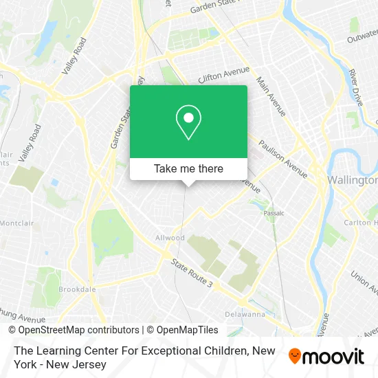 The Learning Center For Exceptional Children map