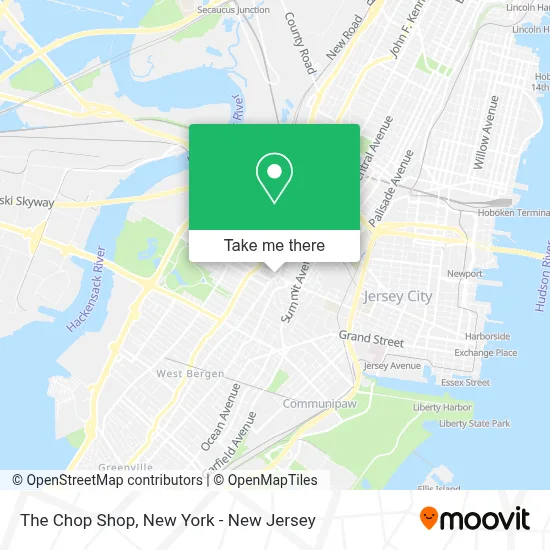 The Chop Shop map