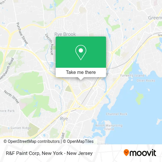 R&F Paint Corp map