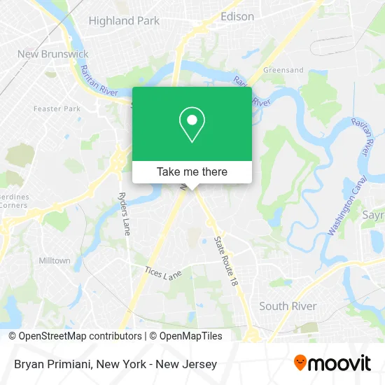 Bryan Primiani map