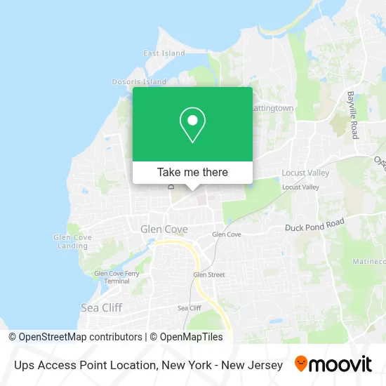 Ups Access Point Location map