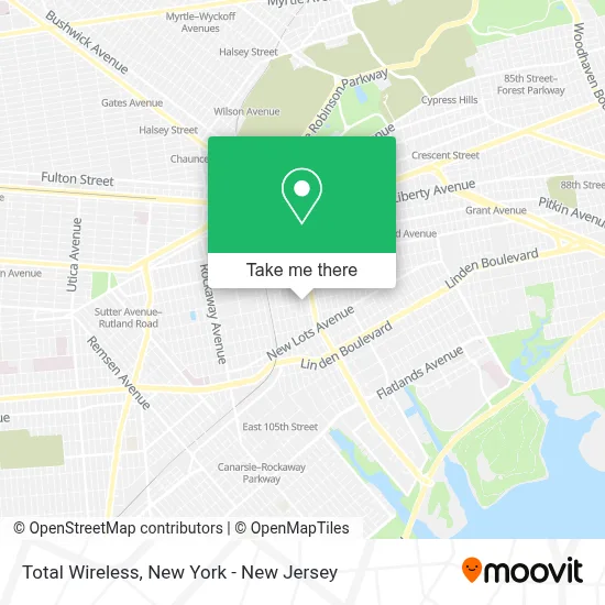 Total Wireless map