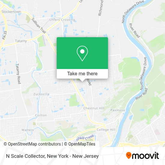 N Scale Collector map