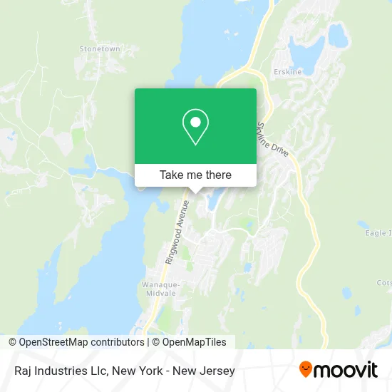 Raj Industries Llc map