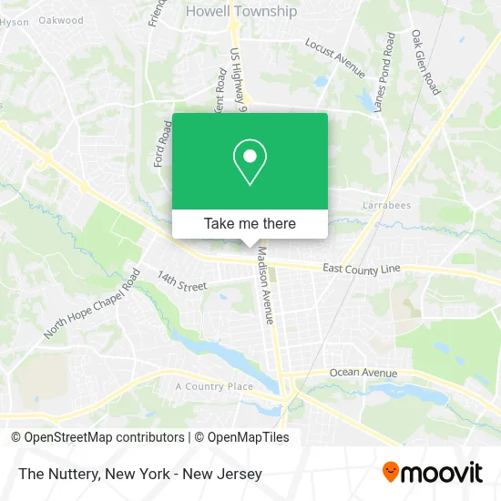 The Nuttery map