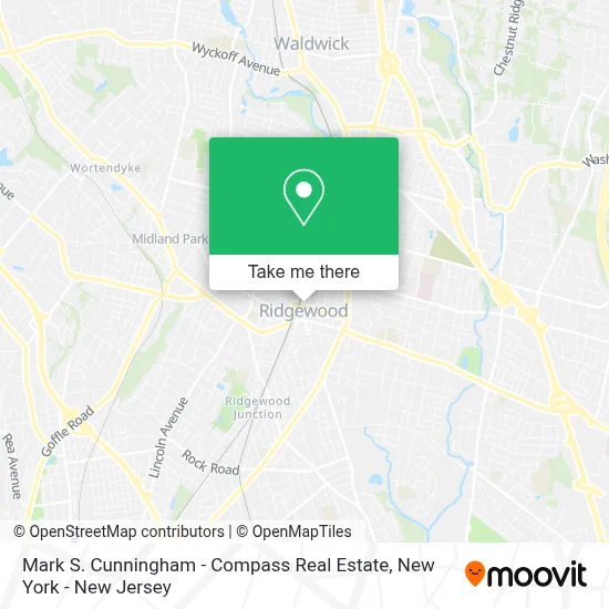 Mark S. Cunningham - Compass Real Estate map