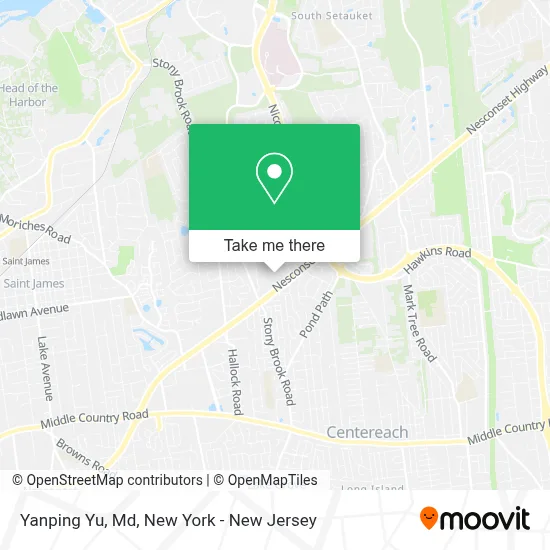 Yanping Yu, Md map