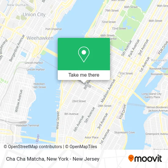 Cha Cha Matcha map