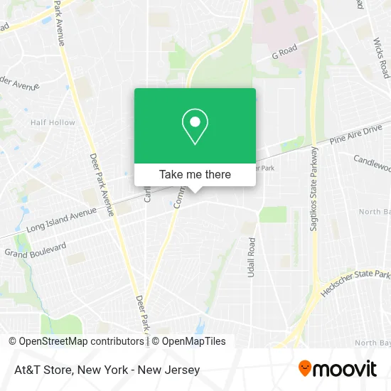 At&T Store map